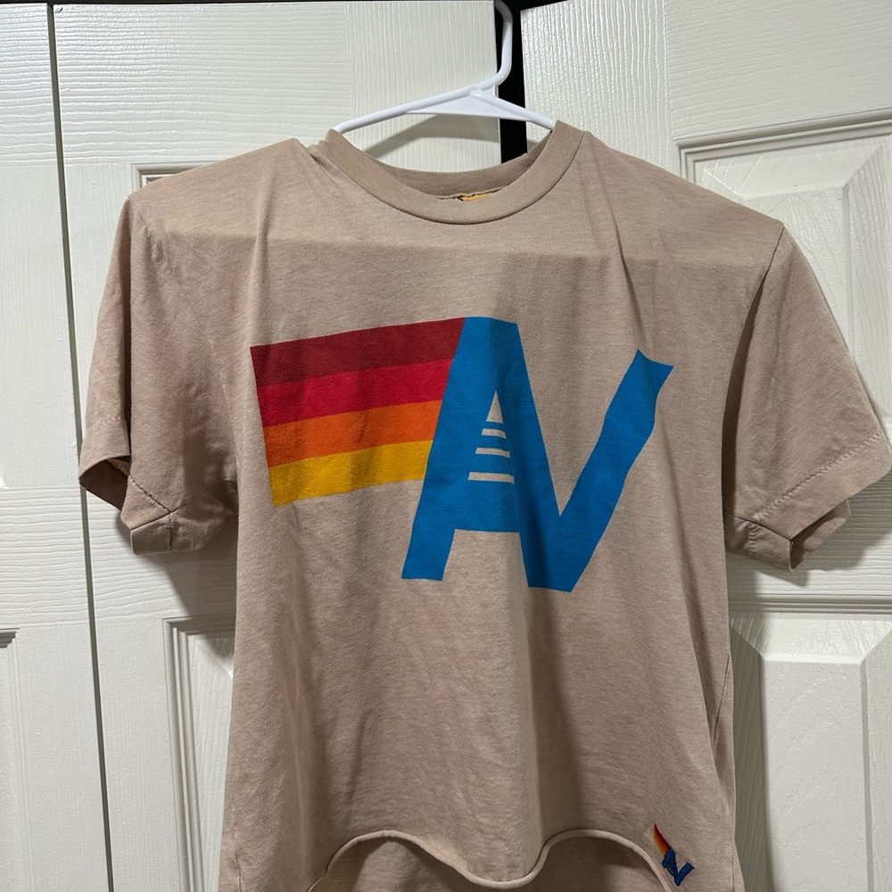 Aviator Nation Beige Tee